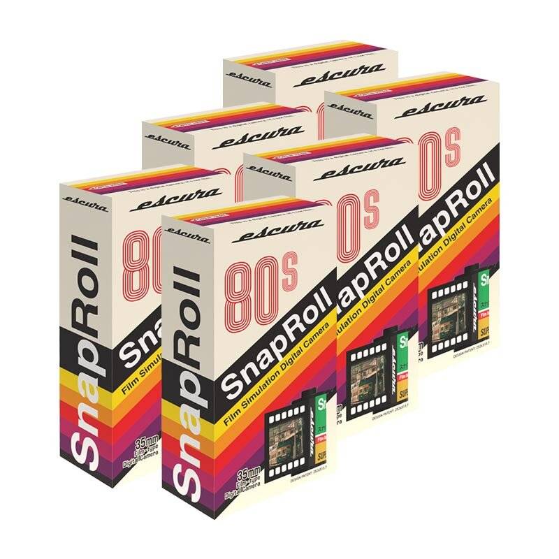 Escura SnapRoll Mini Digital Camera 6-pack