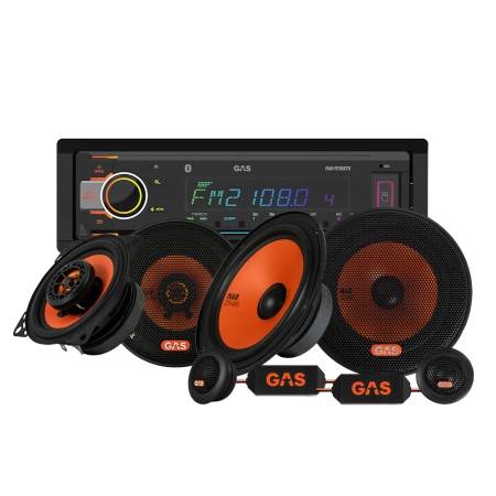 GAS MAD M110-BTR med MAD K1 og X1-højttalere, bilstereopakke