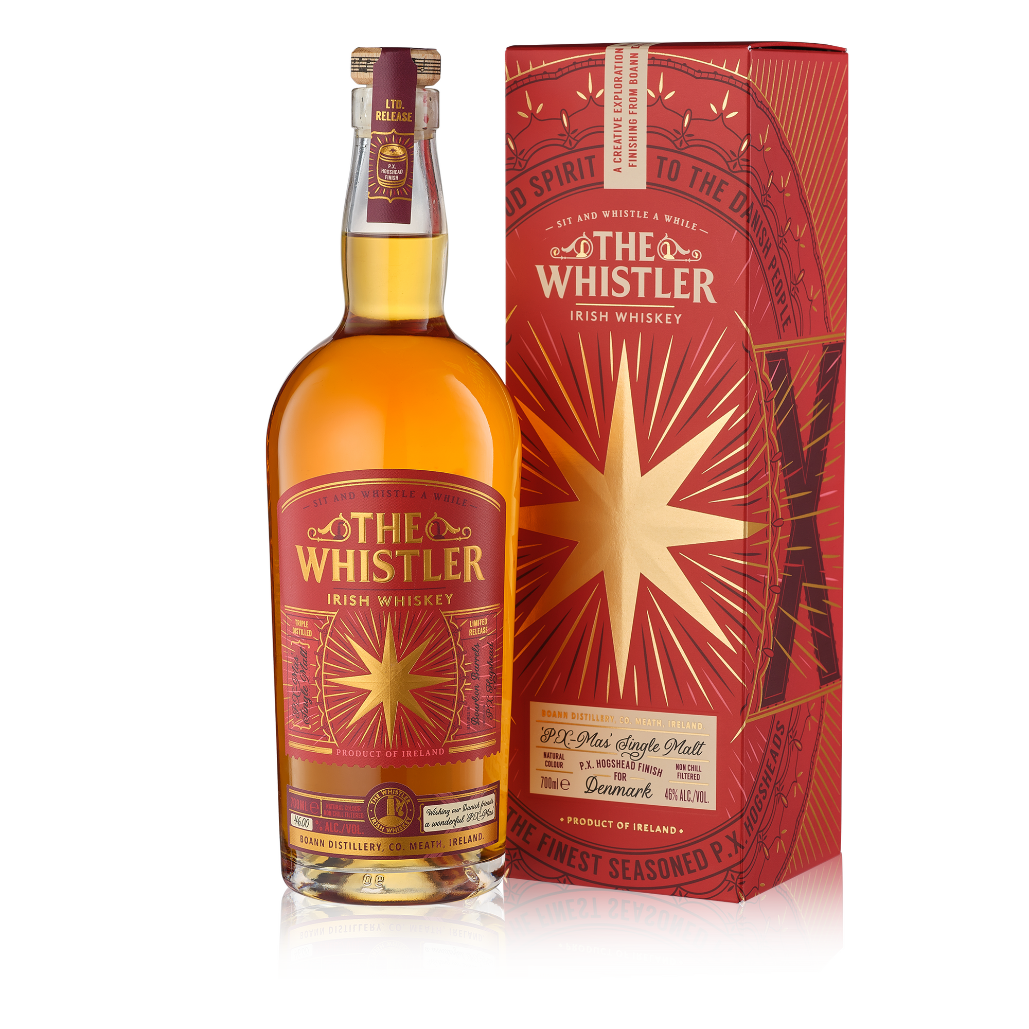 The Whistler - PX-Mas Limited Release, 46% - Triple Distilled (PX Sherry Casks).