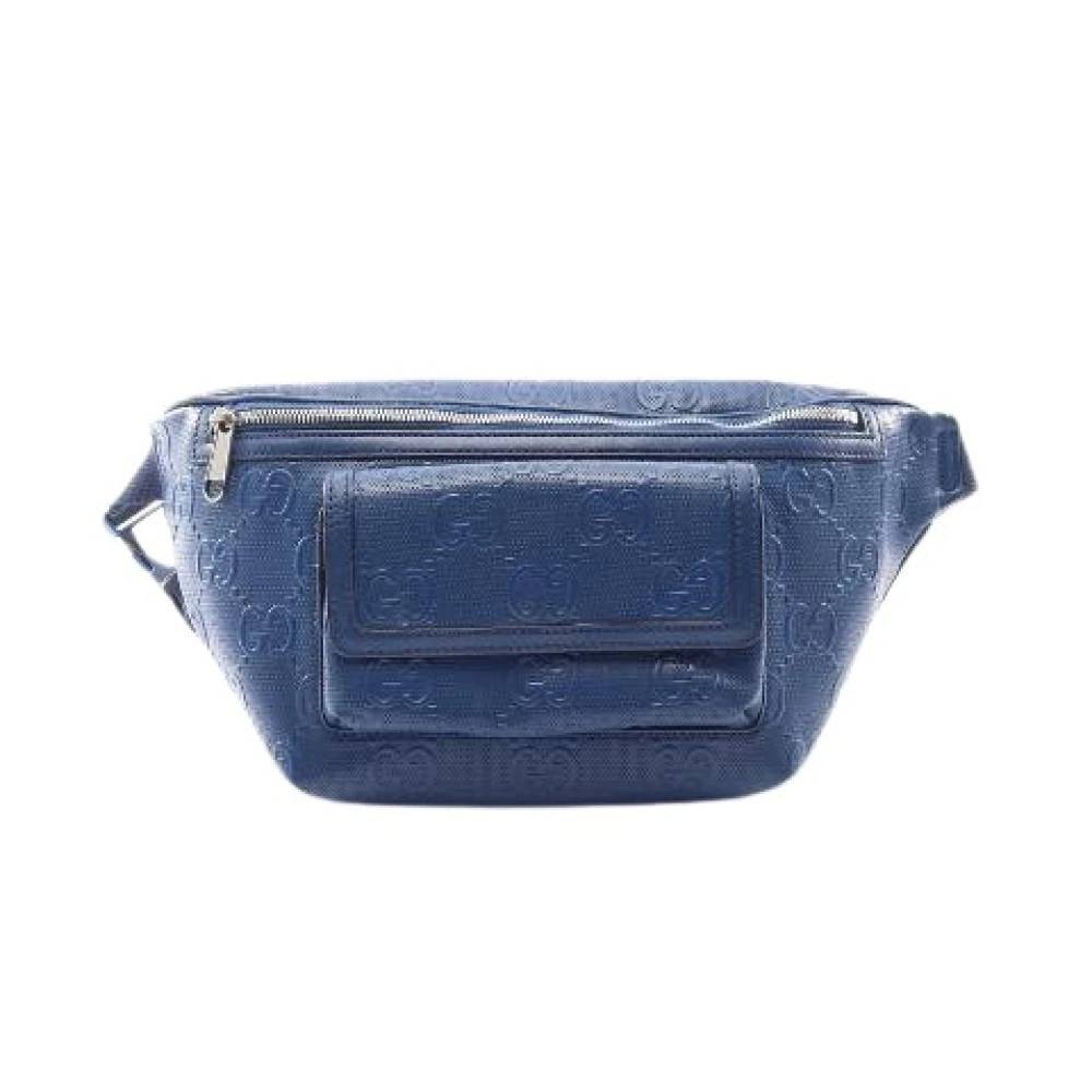 Gucci Vintage - Pre-owned GG Präglad Läder Midjeväska Vintage - unisex - ONE Size - Läder