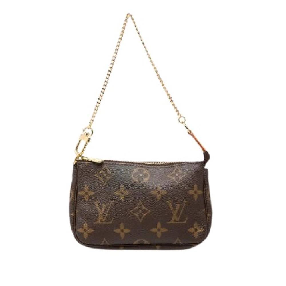 Louis Vuitton Vintage Pre-owned Mini Pochette Accessoires - Vintage - Dame - Brun - ONE SIZE - Uld