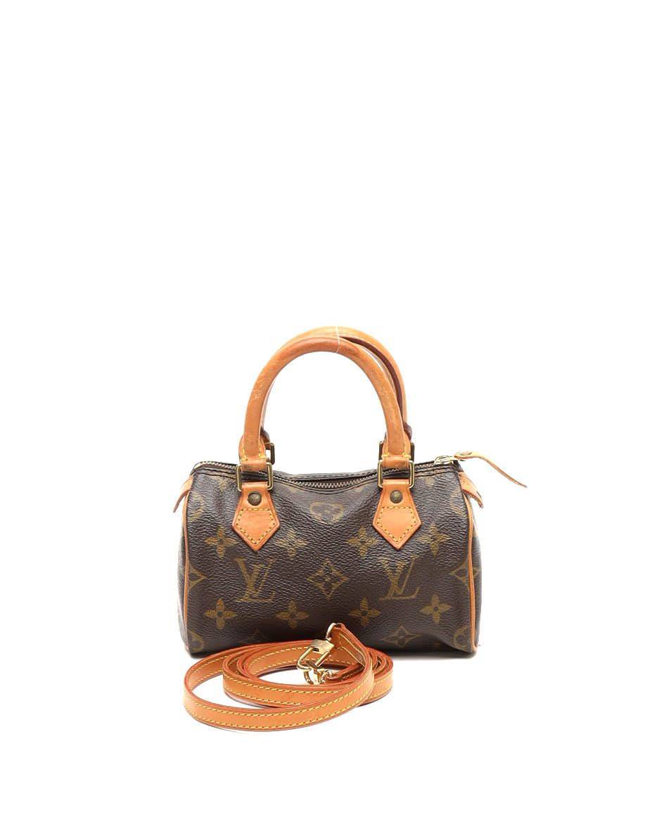 Louis Vuitton Monogram Mini Speedy Bag - Brown (One Size)
