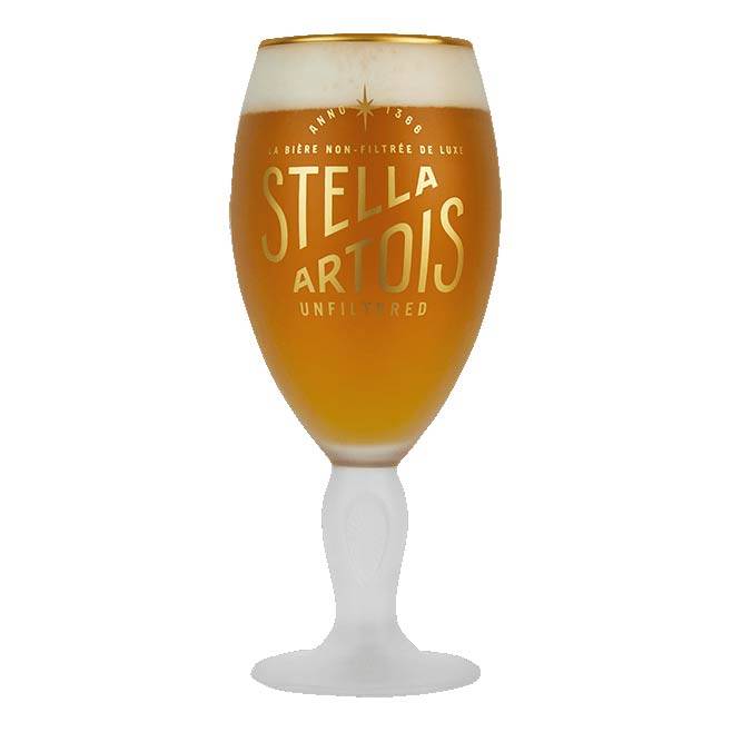 Stella Artois frostet ølglas 33 cl