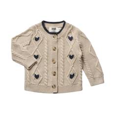 Magasin Amour 1 Baby Cardigan Organic Gots Stl. 9 mdr / 74 cm fepojkar Koftor - Beige (9 mdr / 74 cm)