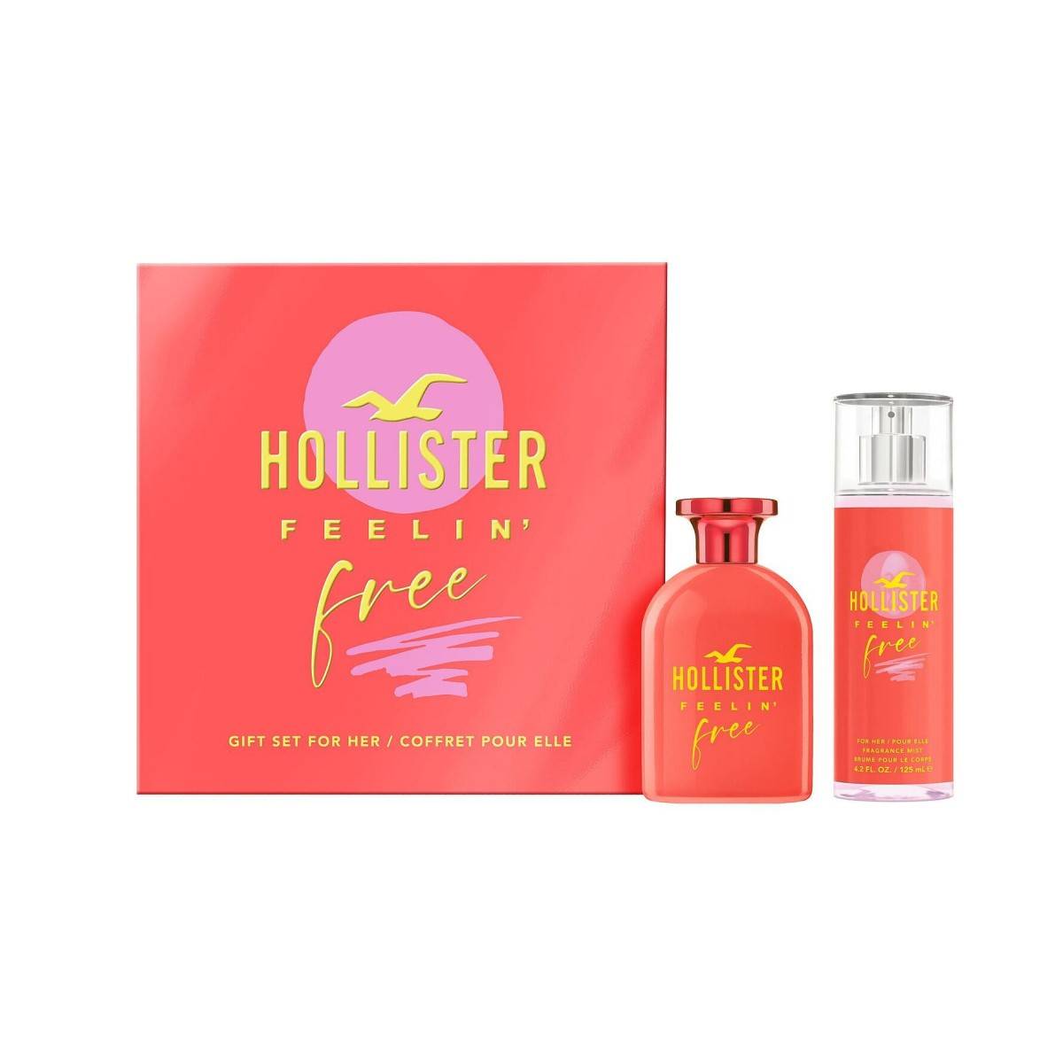 Hollister - Feelin' Free for Her EDP 50 ml + Body Mist 125 ml