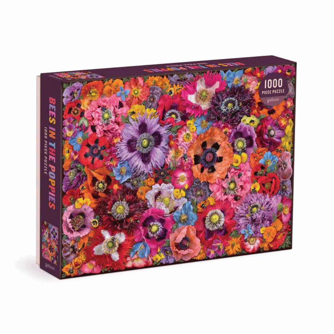 Galison 1000 piece puzzle - Bees in the Poppies