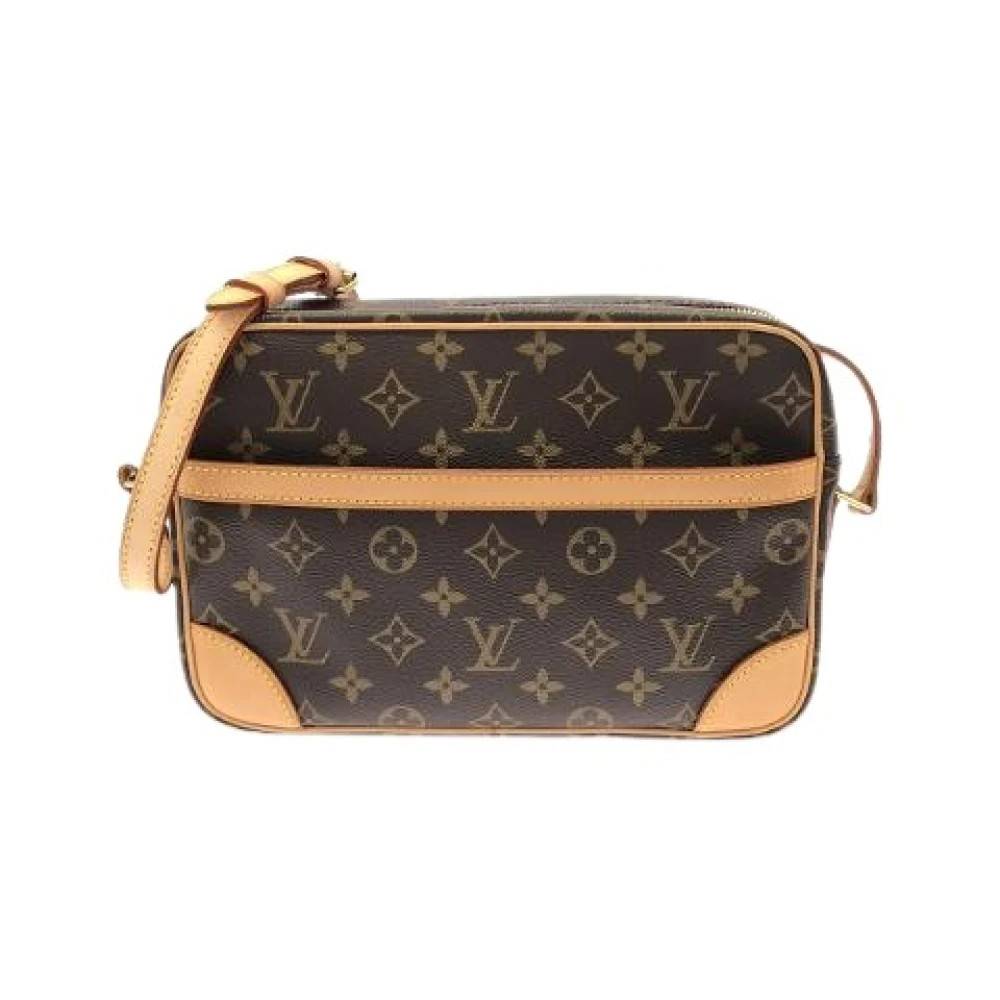 Louis Vuitton Vintage Pre-owned Monogram Trocadero Skuldertaske - Vintage - Dame - Brun - ONE SIZE - Uld