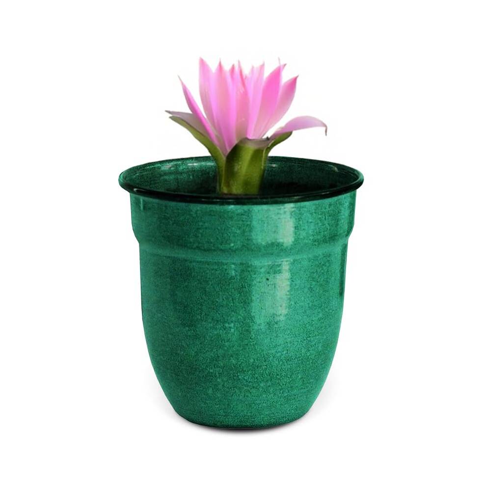 Headwind Glazed Ironstone Boutique Plant Pot Indoor - Mini Venti 5 Inch - Seafoam Color Flower Pots