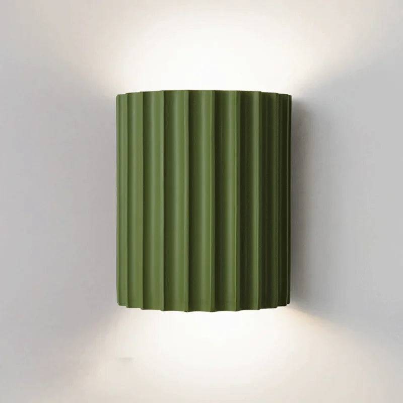 ArtiGlow Vägg – Minimalistisk Vägglampa för Hemmet - Grön / Varm vit