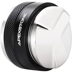 Apexstone 53 mm Kaffefördelare & Tamper, Dubbel huvudutjämnare för 54 mm filterhållare, justerbart djup