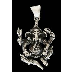 Dansande Ganesh hänge i Äkta silver.