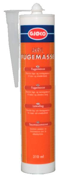 Gjøco Fogmassa: Akryl 310 ml