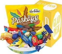 Påskägg 15 cm Happy Easter med Påskbox
