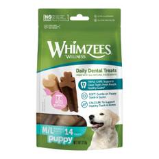 Whimzees Puppy Dental Stix M/L