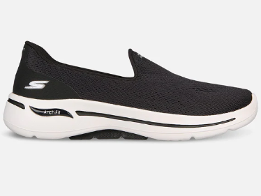 Skechers Go Walk Arch Fit Imagined Til kvinder - Sort -37.