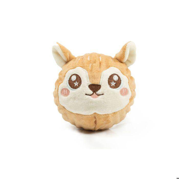 Jouet pour chien en peluche - GLORIA - SIRIUS - Marron - Polyester - 11 cm