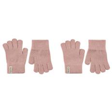 Kuling Magic 2-pack Fingervantar I Ull Rosa 8-10 Y Wool Rosa  8-10 år  Unisex