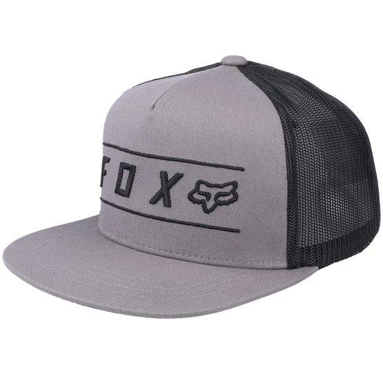 Fox - Grå trucker Keps - Kids Pinnacle Mesh Hat Grey/Black Trucker @ Hatstore