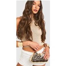 Hammered Gold Acrylic Grab Bag, Gold - ONE SIZE