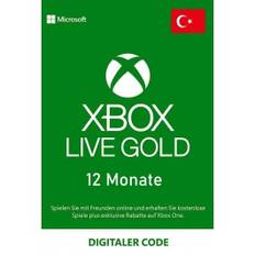 Xbox Live Gold 12 Monate (Türkei/Turkey)