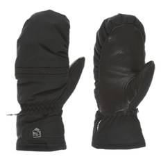 Primaloft Leather Mitt Black, Female, Tøj, hatte og kasketter, Alpinsport, Sort, 6