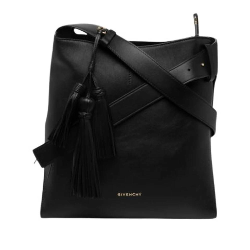 Givenchy Pre-owned Pre-owned Laeder skuldertasker - Vintage - Dame - Sort - ONE SIZE - Uld