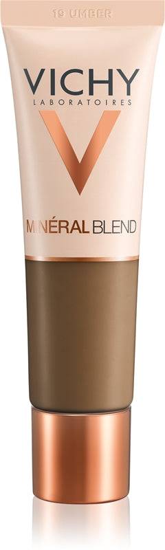 Vichy MineralBlend Moisturizing Foundation Fresh Complexion 16H Hold Tint 19 Umber 30ml