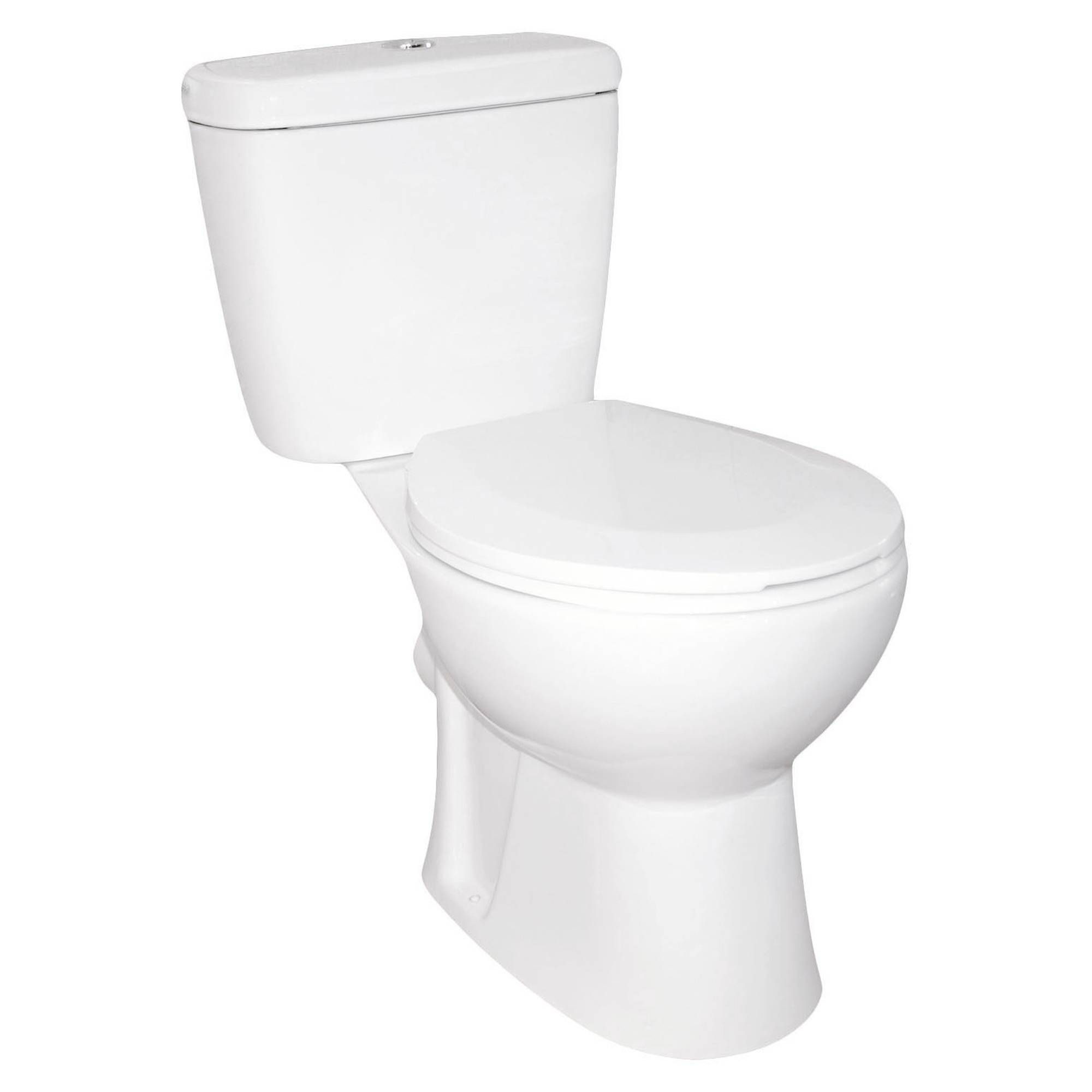 Toalett Gullfoss Vit Blank