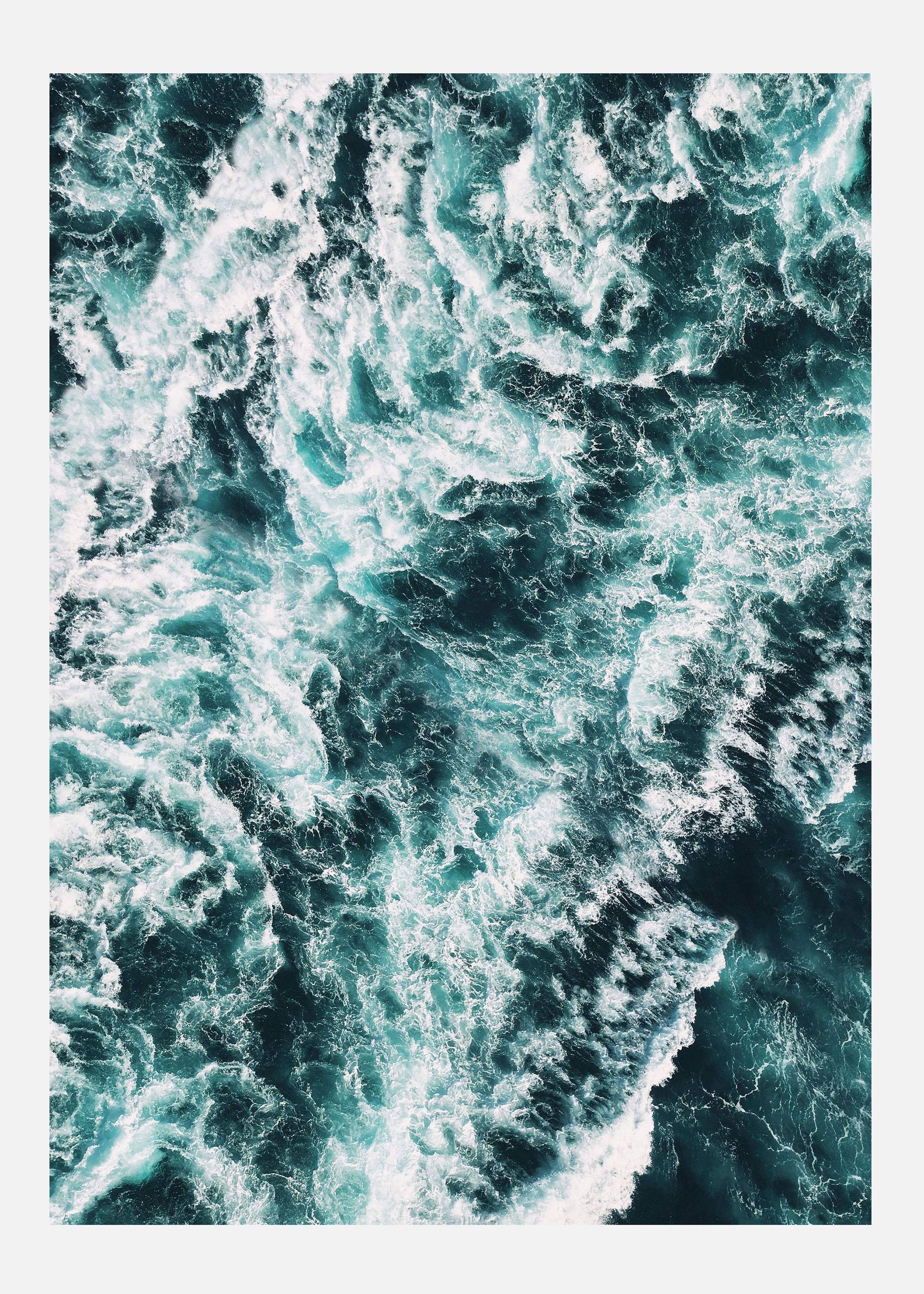 Rough Sea Canvastavla (70x100 cm)