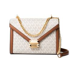 Axelväska Michael Kors Whitney Beige 24 x 18 x 8 cm