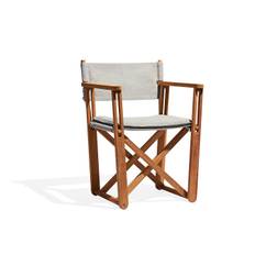 Skargaarden Kryss lounge stol Teak/grå