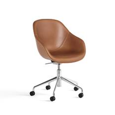 HAY About A Chair - AAC 155 - Kontorstol - Nougat Sense Læder