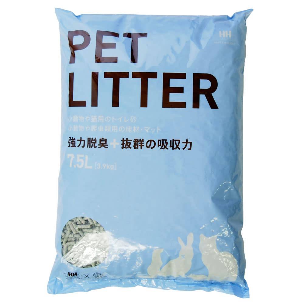 Comfortable Pet Litter for Cats, Rabbits, and Ferrets, 7.5L (3.9kg)