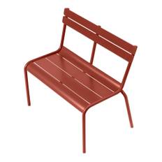 Fermob - Luxembourg Kid Bench Red Ochre 20 - Havebænke - Frédéric Sofia - RØD - Metal