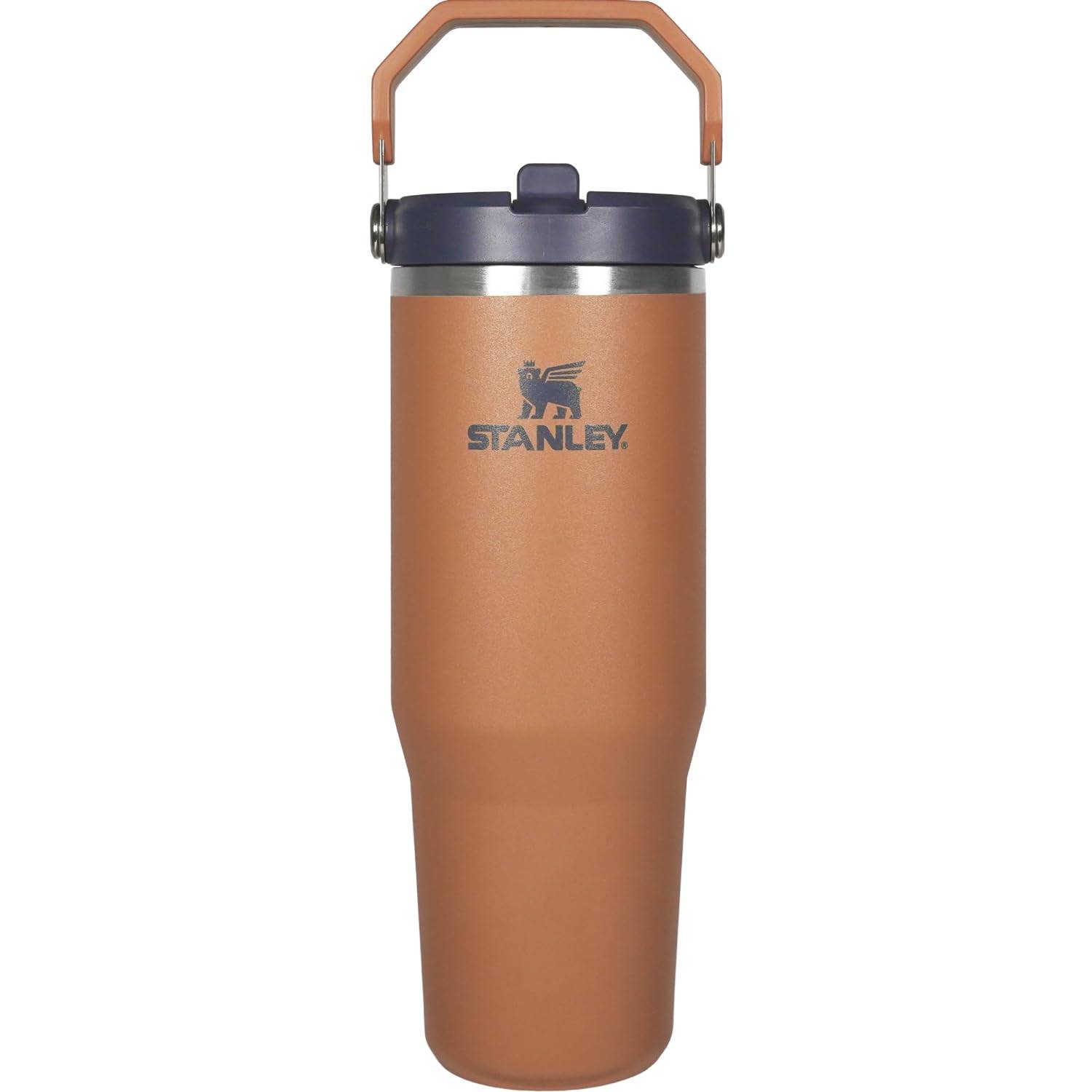 STANLEY IceFlow Flip Straw 2.0 Toast Vacuum Tumbler, 0.88L, Insulated Water Bottle, Perfect for Sports and Outdoors, Warranty Included (Authentic Japa