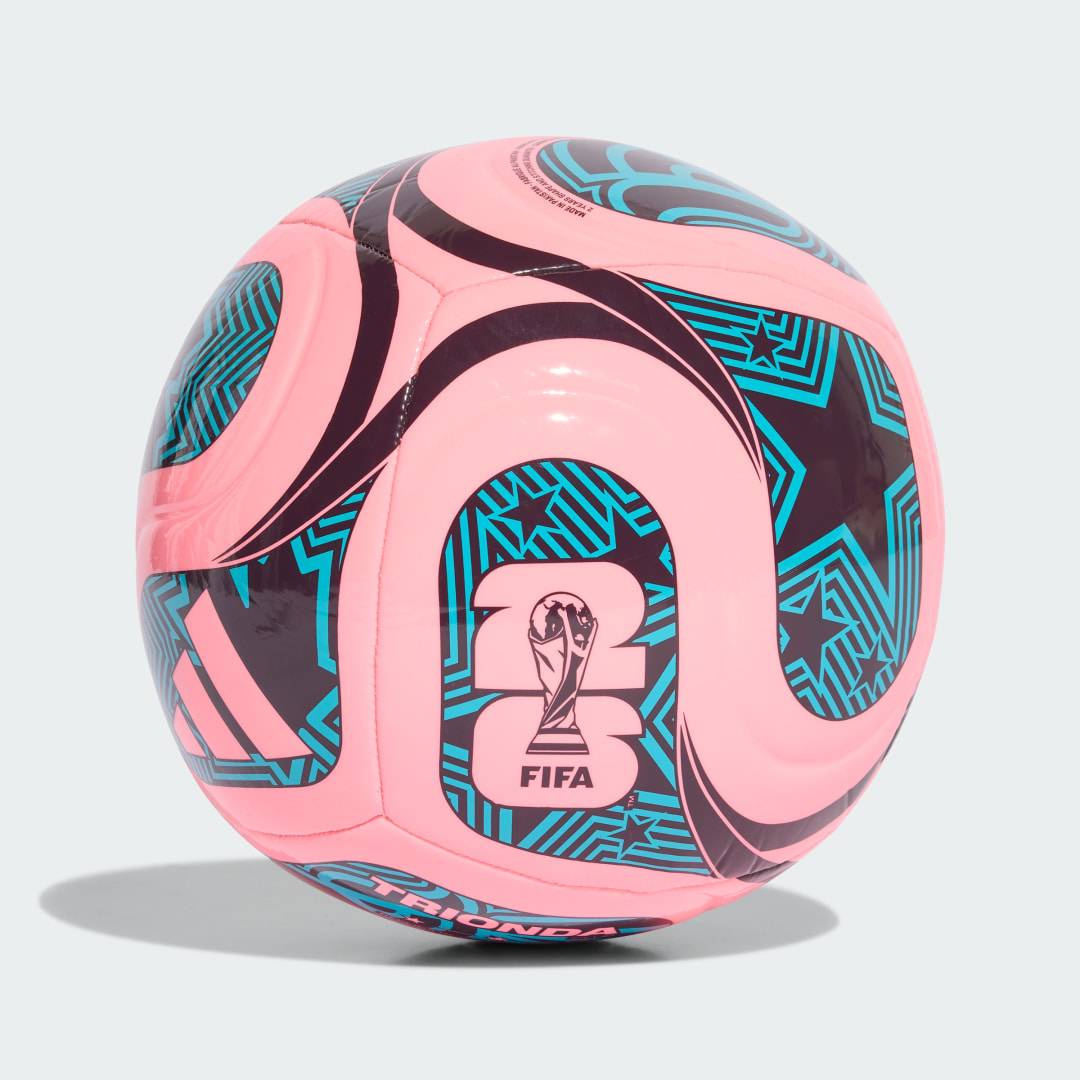 FIFA World Cup 26™ Trionda Club Boll - Beam Pink / Noble Red / Blue - 3