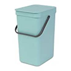 Brabantia Sort & Go Recycling-Mülleimer, Hink, Mint, 12 Liter