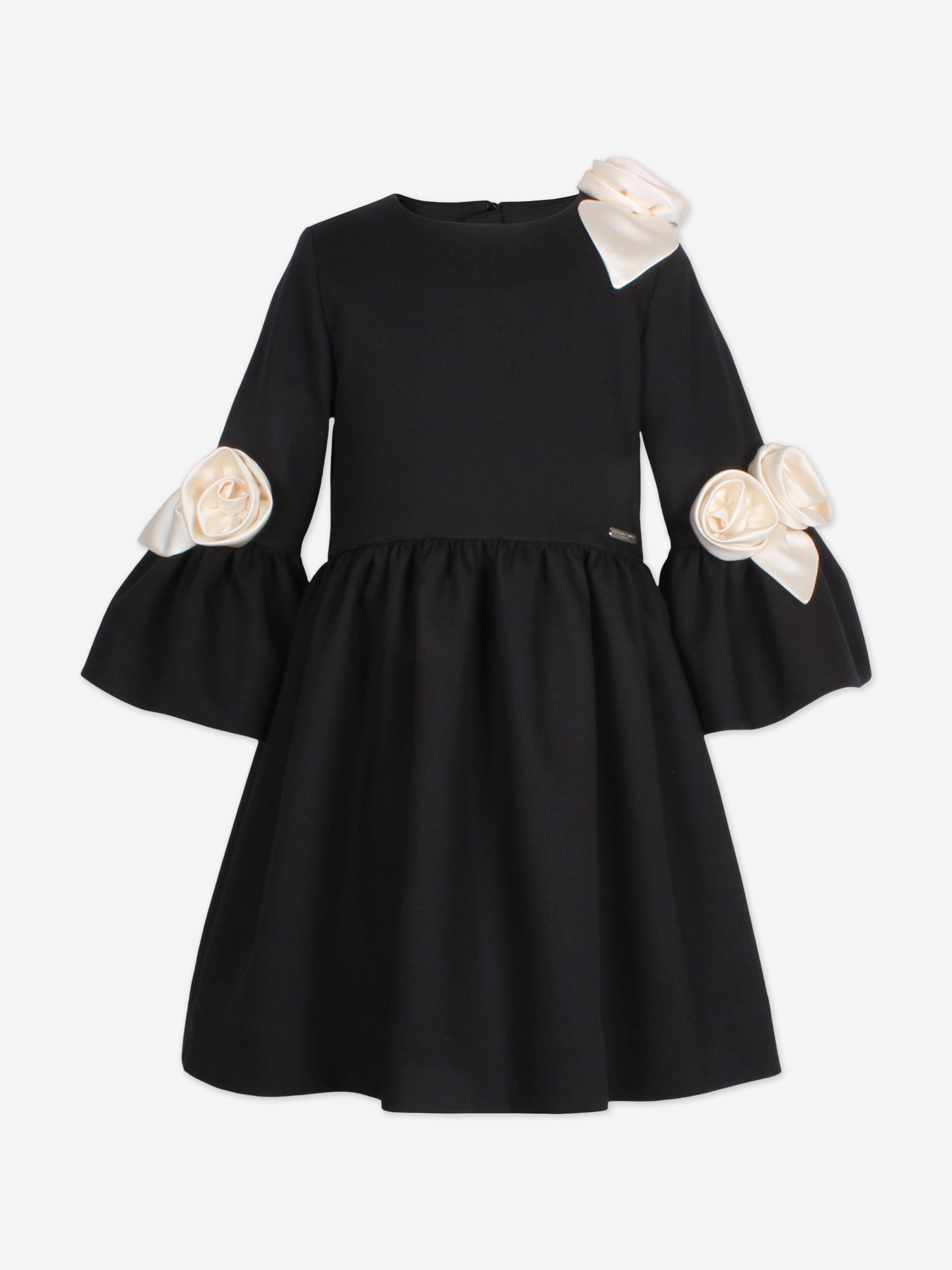 Jessie And James Girls Juliet Dress in Black - Black / 6 Yrs (6 Yrs)