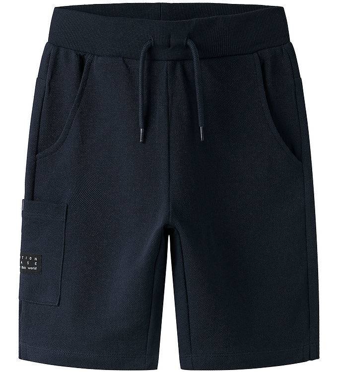 Name It Sweatshorts - Pique - NkmVivasse - Marinblå Kavaj - Name It - 6 år (116) - Shorts