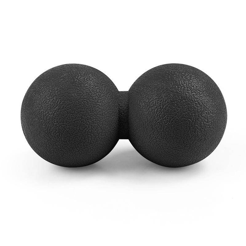 Yoga Fascia Jordnötsboll Fascia Avslappning Rygg Axel och Nacke Stretch Massage Fitness Flerfärgad Dubbelboll