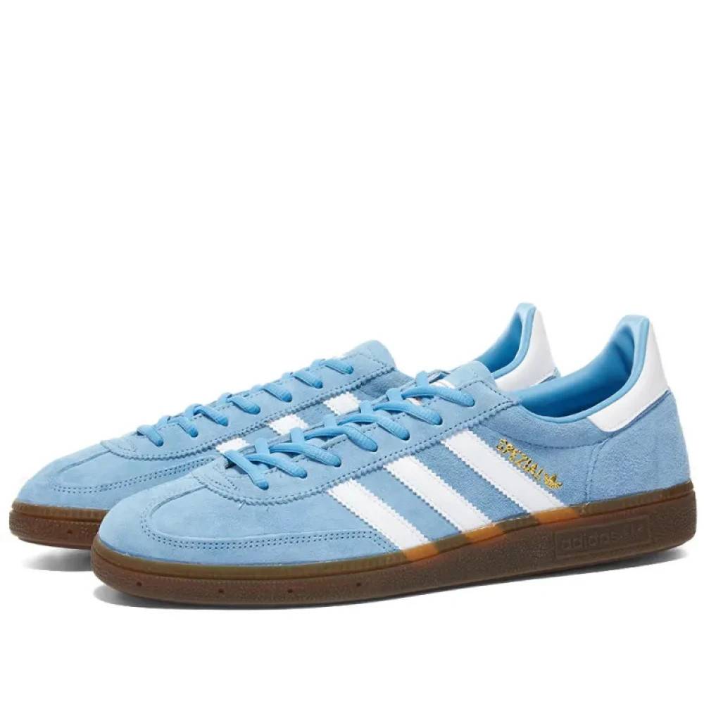 Adidas Originals - Skor - Herr - 43 1/3 EU - Mocka - Handball Spezial Ljusblå Sneakers