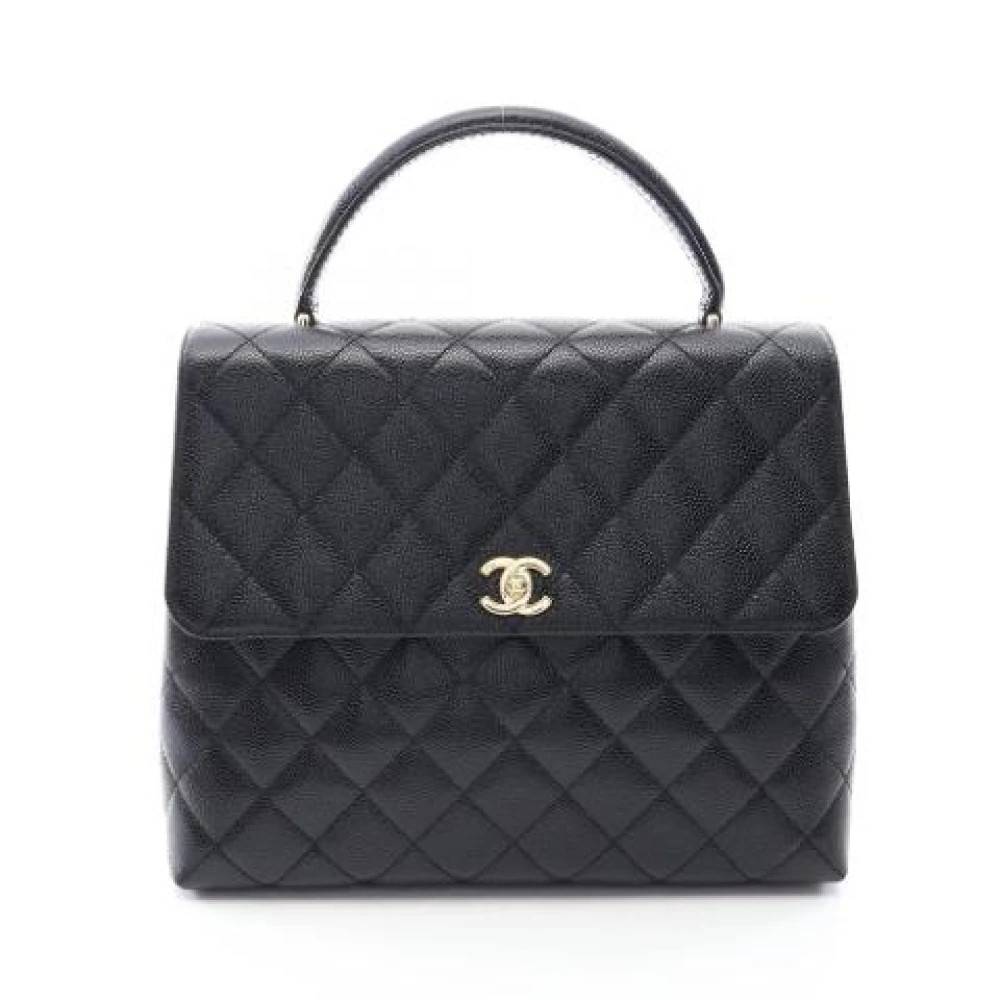 Chanel Vintage Pre-owned Vintage Håndtaske - Vintage - Dame - Sort - ONE SIZE - Læder