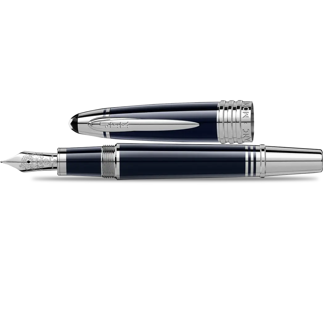 Montblanc Great Characters Fountain Pen - Special Edition - John F. Kennedy - Dark Blue - Fine / New Sus. Pkg (Fine)