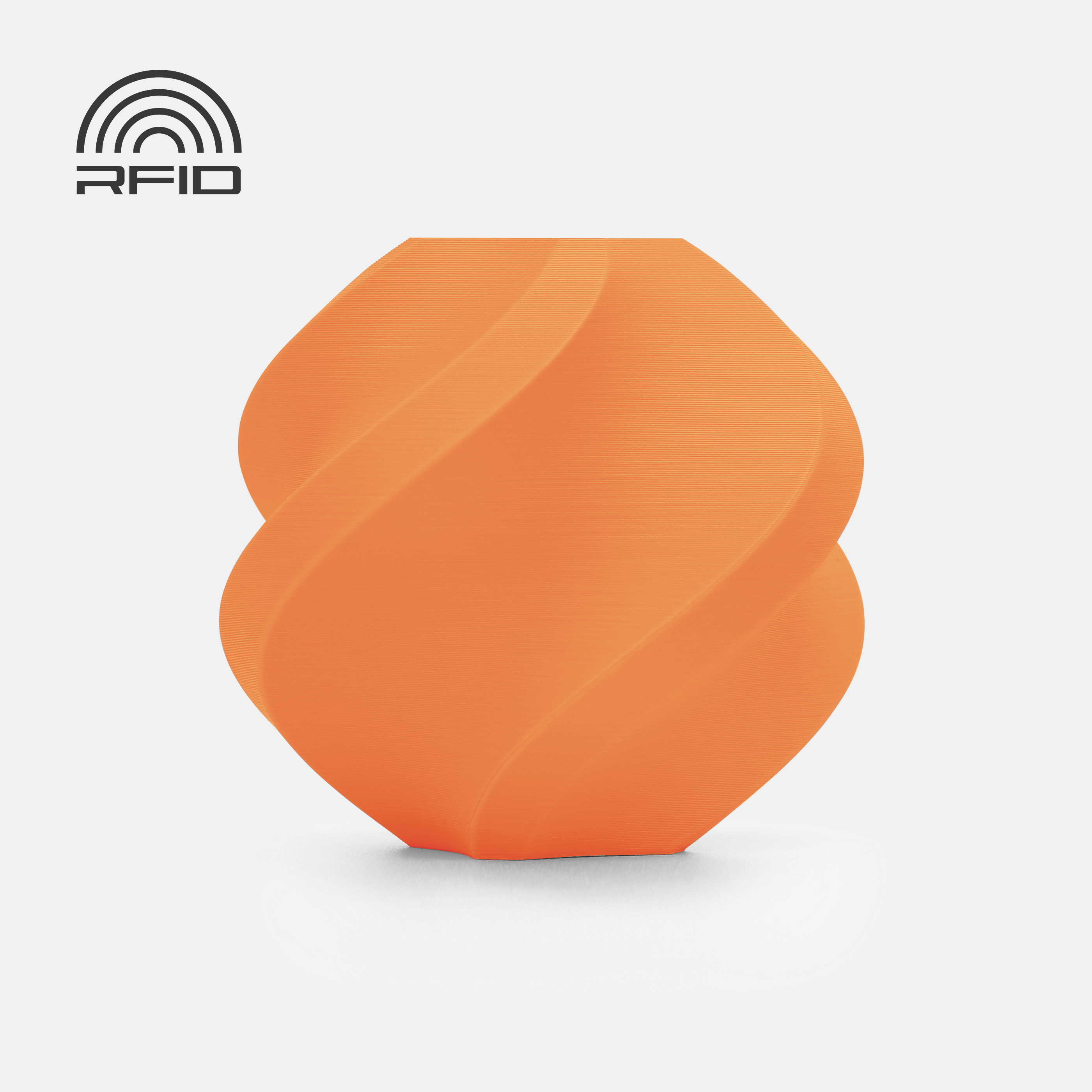 Bambu Lab PLA matte - Mandarin Orange (Refill)