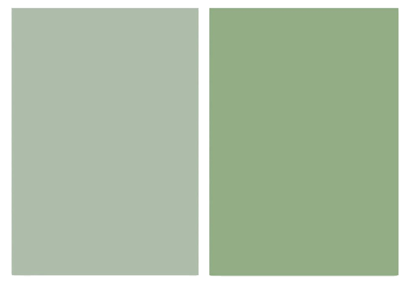 Fotobaggrund 57 x 87 cm dobbeltsidet i lysegrøn