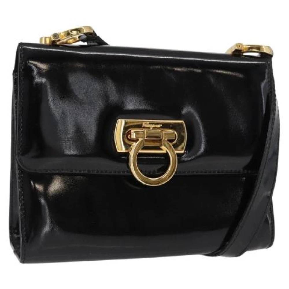 Salvatore Ferragamo Pre-owned - Pre-owned Belagd Canvas Axelväska Vintage - Dam - ONE Size -