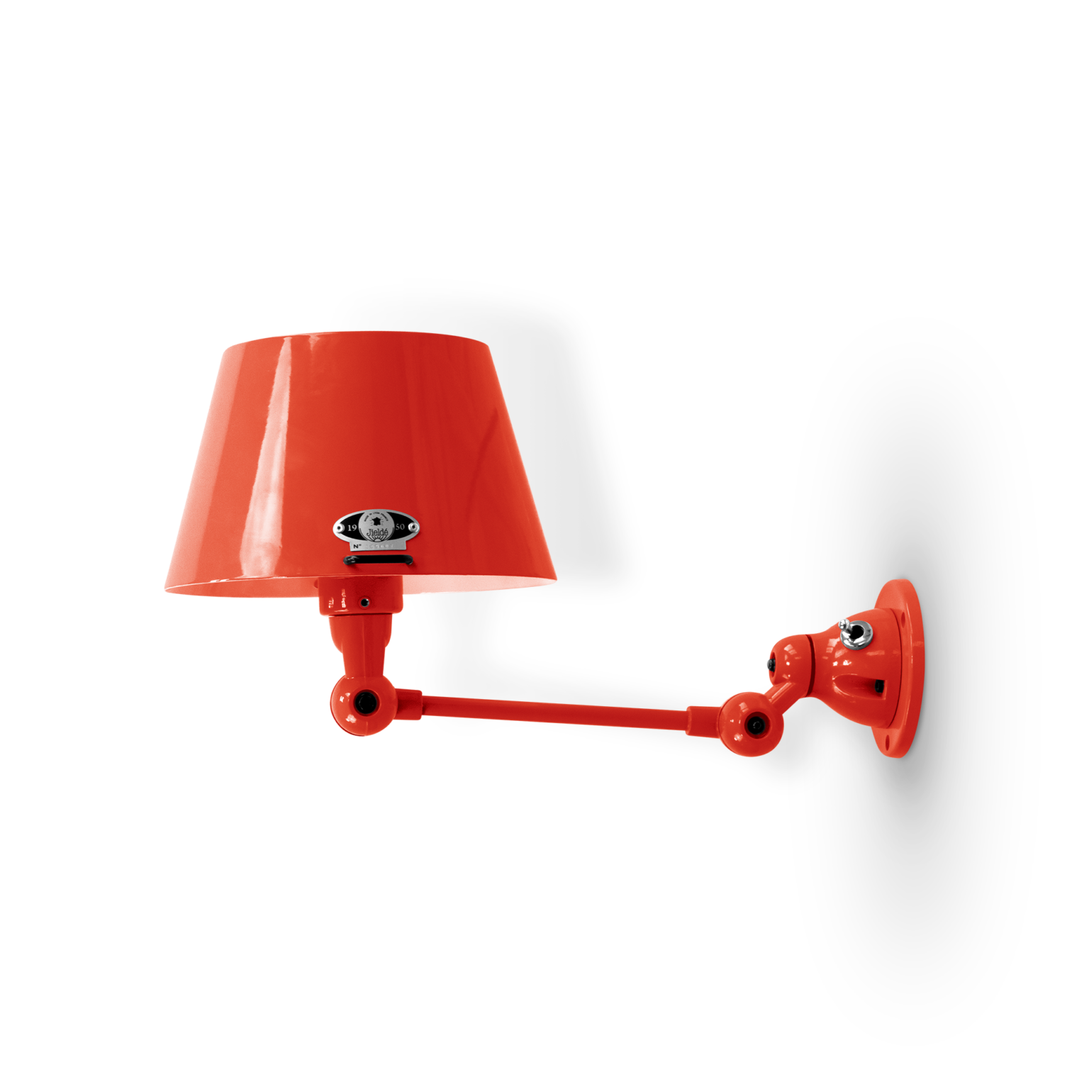 Aicler AID701 væglampe fra Jieldé - Red / Blank