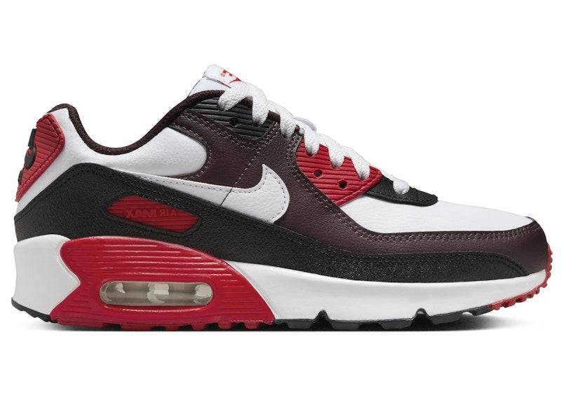 Nike Air Max 90 Burgundy Crush Black University Red White (GS) - 33.5 / Standard