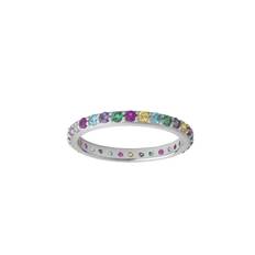 BYBIEHL RAINBOW SPARKLE RING SØLV - 5-2801M-R