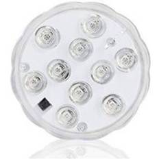 Nedsänkbara led-lampor rgb undervattens-led-fjärrkontroll utomhus ip68 vattentäta ljuslampor trädgård pool festlampa - 1 lampa
